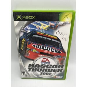 NASCAR Thunder 2002 (Xbox, 2001) Complete Tested Working - Free Ship